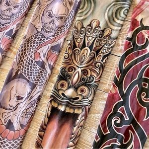 ☠️4 Fake Tattoo Sleeves☠️